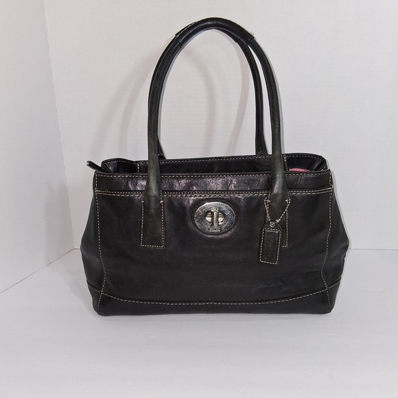 Coach Handbags - Coach Black Satchel Bag